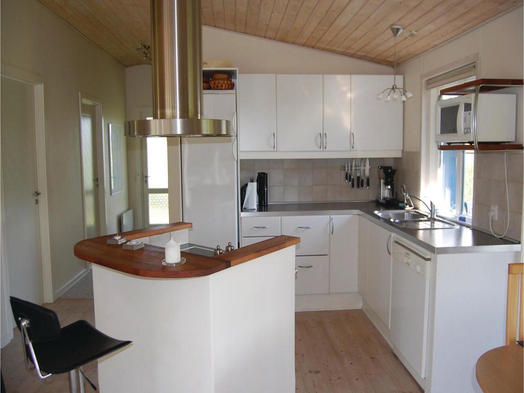 Nice Home In Knebel With Kitchen Bagian luar foto